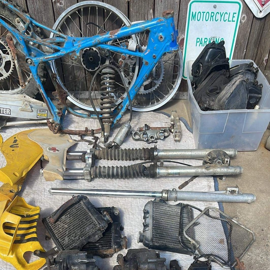 Thumb Image number 1 for Image of our COMING SOON !! Suzuki RM 125's x 3 1982 for sale.,  Honda cr500, Motorcycle Sales in St Neots,  Kawasaki kx500,  Classic mx, Vintage motorcross bikes,  MOT, barn find. Serving the St Neots area.