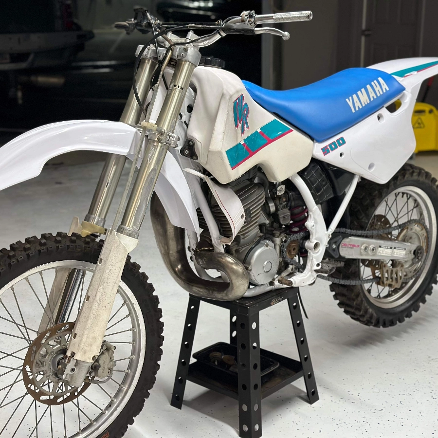 Thumb Image number 2 for Widowmakertrader vintage & classic motorcycle sales item YAMAHA WR 500 1992 for sale image,  Widowmakertrader Motorcycle Sales,  Suzuki RM500,  Barn Finds, Giveaways, off road, Honda CR500 Engine, Vintage motorcross bikes. Serving the St Neots area.