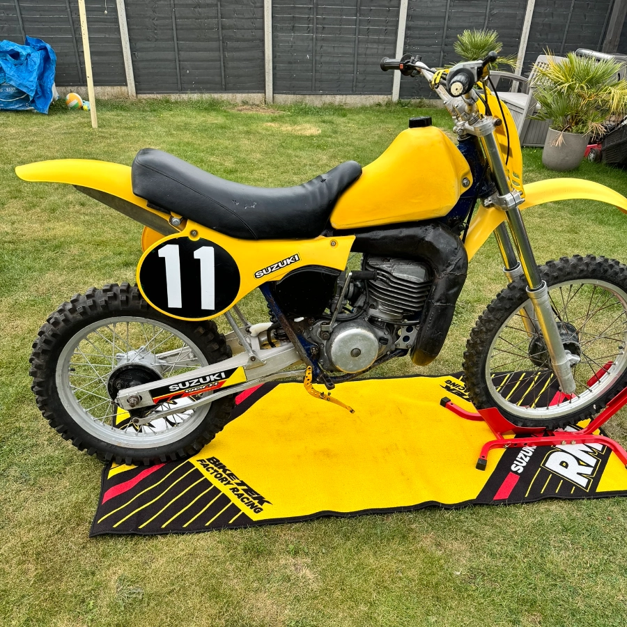 Thumb Image number 1 for Image of our 1983 SUZUKI RM500 RUNNING PROJECT for sale.,  Honda cr500,  Motorcycle Imports,  Motorcycle sales,  Barn Finds, Vintage motorcross bikes, Motorcycle Sales in St Neots, off roadChoose Widowmakertrader as your trusted vintage & classic motorcycle sales partner in St Neots, .