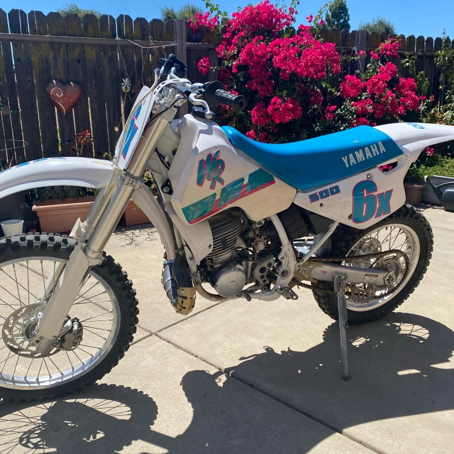 Thumb Image number 1 for Widowmakertrader vintage & classic motorcycle sales item Yamaha WR500 1992 COMING SOON !! for sale image, Honda CR500 1987,  Servicing,  Garage Finds, Honda CR500 parts, off road, Honda CR500 Project, Honda CR500 cheap. Copyright image from Widowmakertrader vintage & classic motorcycle sales.