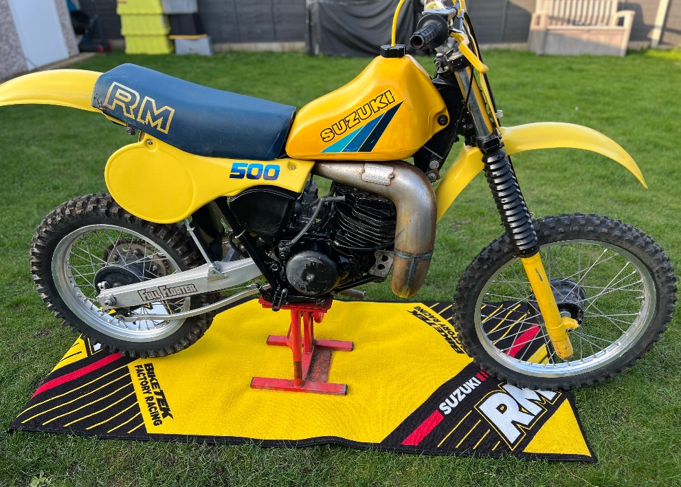 Thumb Image number 2 for Image for Widowmakertrader Suzuki RM125 1983 Prize Draw £10 Per Ticket,  Classic mx,  Motorcycle trade-ins,  Barn Finds, Yamaha Banshee 350,  Garage Finds,  Yamaha WR500,  Vintage mxWidowmakertrader offers its vintage & classic motorcycle sales services exclusively in St Neots, .