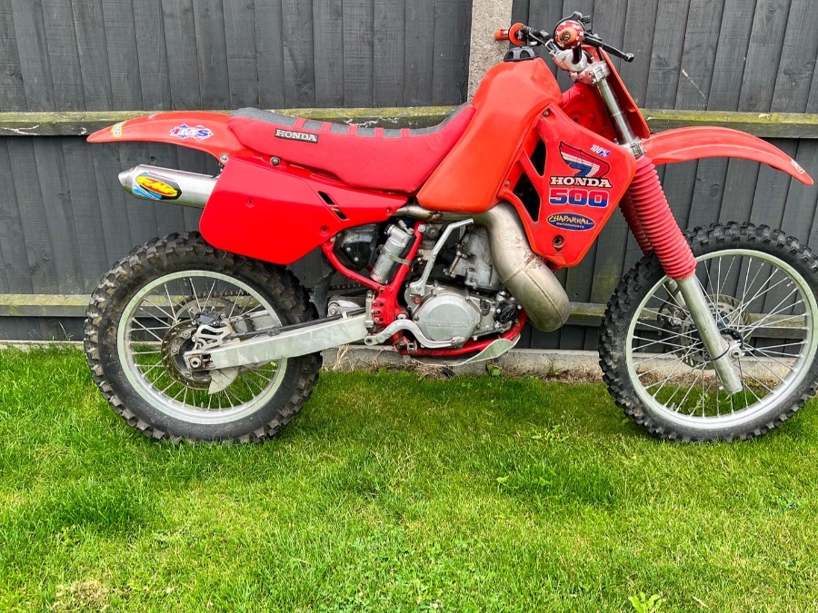 . Serving the St Neots area. Contact us today to explore the possibilities and embark on a journey towards success with Widowmakertrader., off road,  Classic mx,  Yamaha WR500,  Classic Motorcycles for sale,  Suzuki RM500, Vintage motorcross bikes. All images belong to Widowmakertrader.Honda CR500 1988.